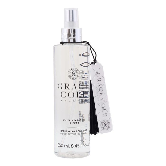 GRACE COLE WHITE NECTARIN & PEAR kūno dulksna, 250 ml