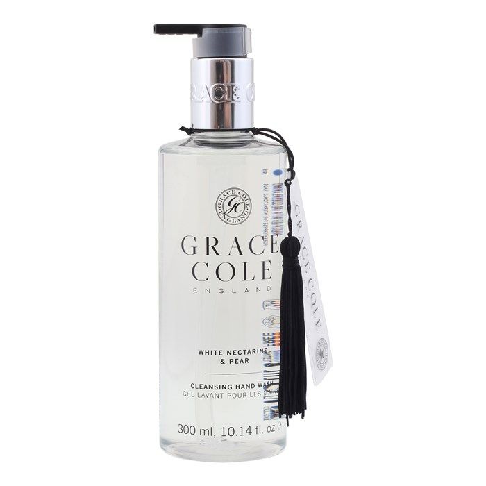 GRACE COLE WHITE NECTARINE & PEAR valomasis rankų prausiklis, 300 ml