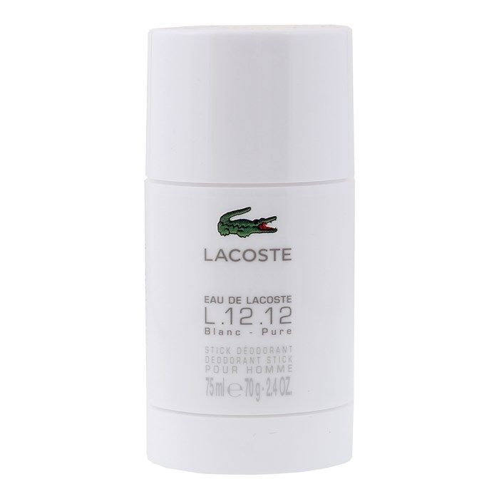 LACOSTE L.12.12 BLANC PURE pieštukinis dezodorantas, 75 ml