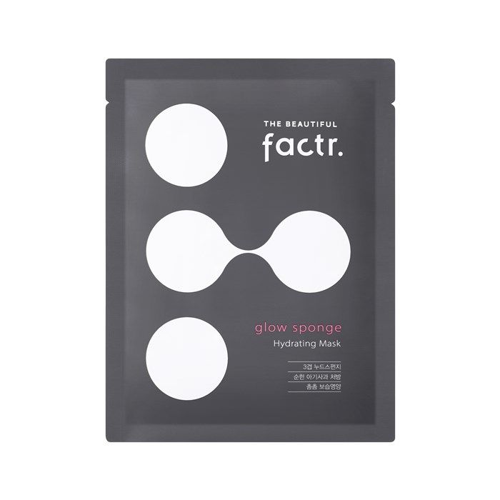 THE BEAUTIFUL FACTR GLOW SPONGE HYDRATING veido kaukė, 20 g