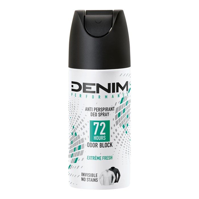 DENIM EXTREME FRESH purškiamasis dezodorantas antiperspirantas, 150 ml