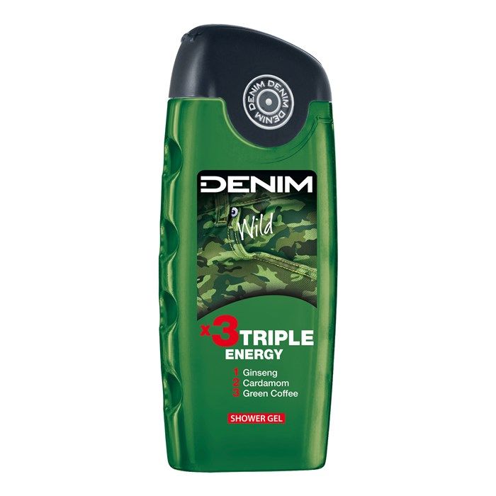 DENIM WILD vyrų dušo želė, 250 ml