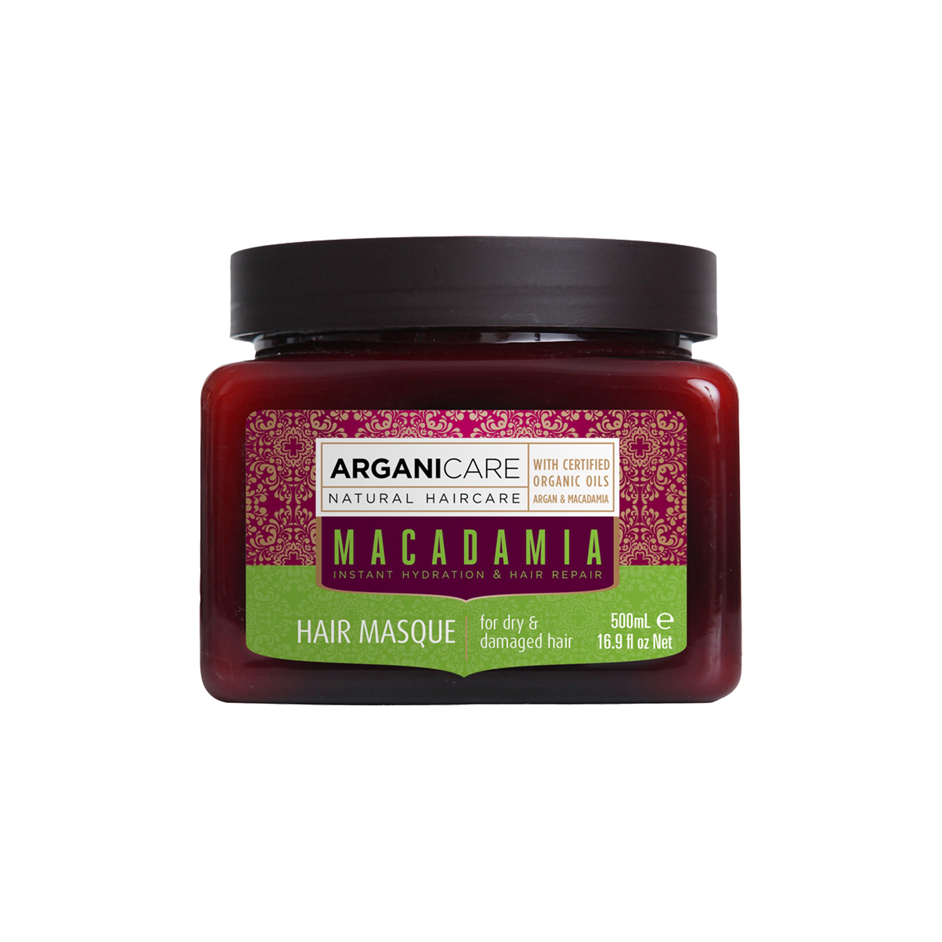 ARGANICARE MACADAMIA plaukų kaukė