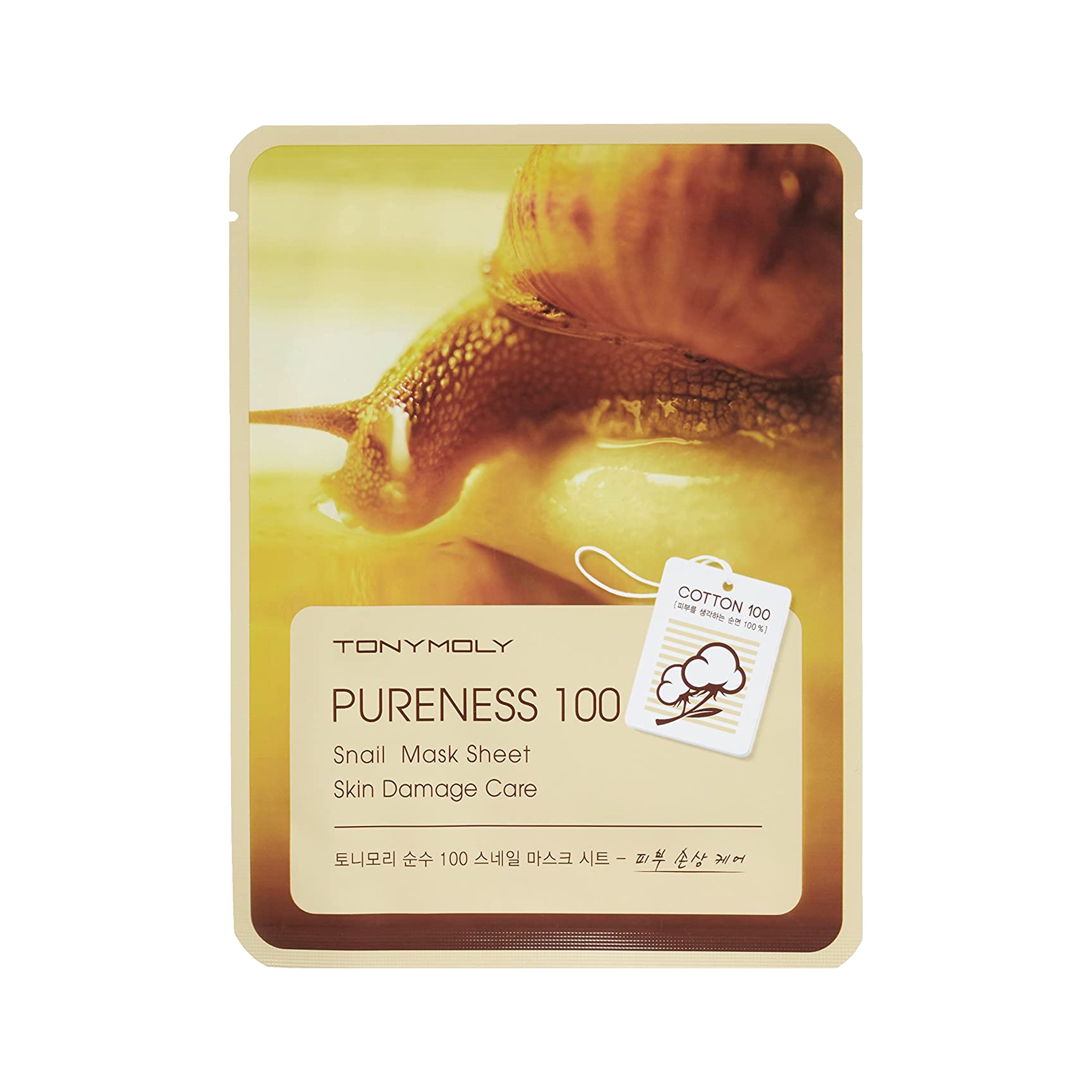 TONYMOLY PURENESS SNAIL veido kaukė