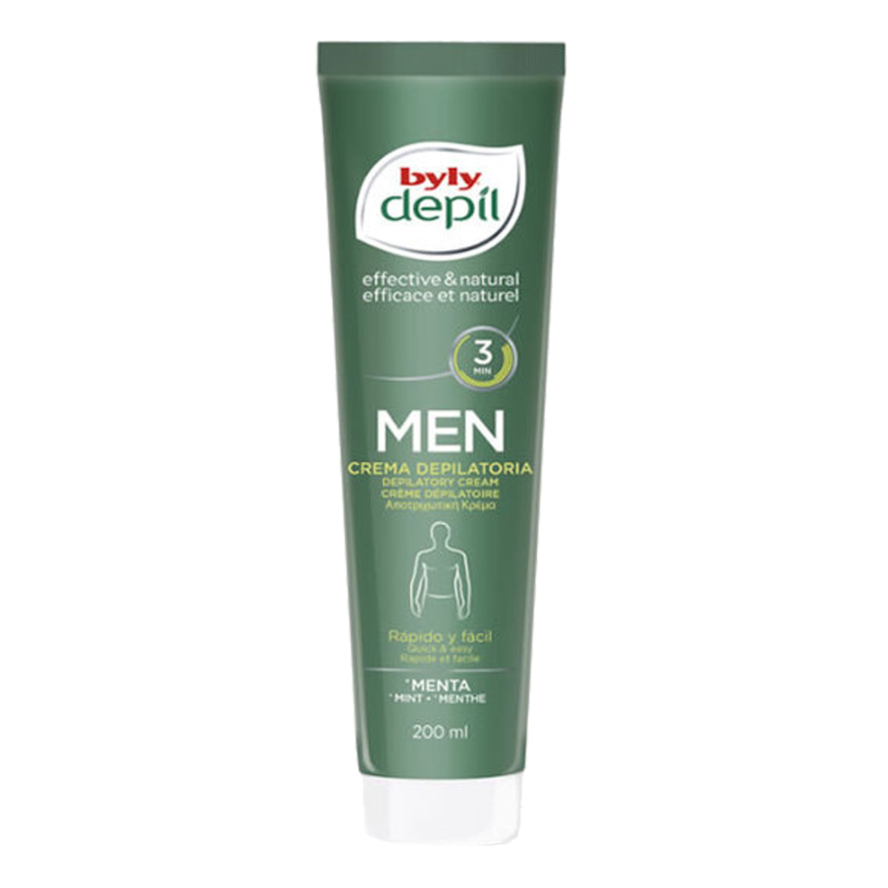 BYLY MENTA vyrų depiliacinis kūno kremas