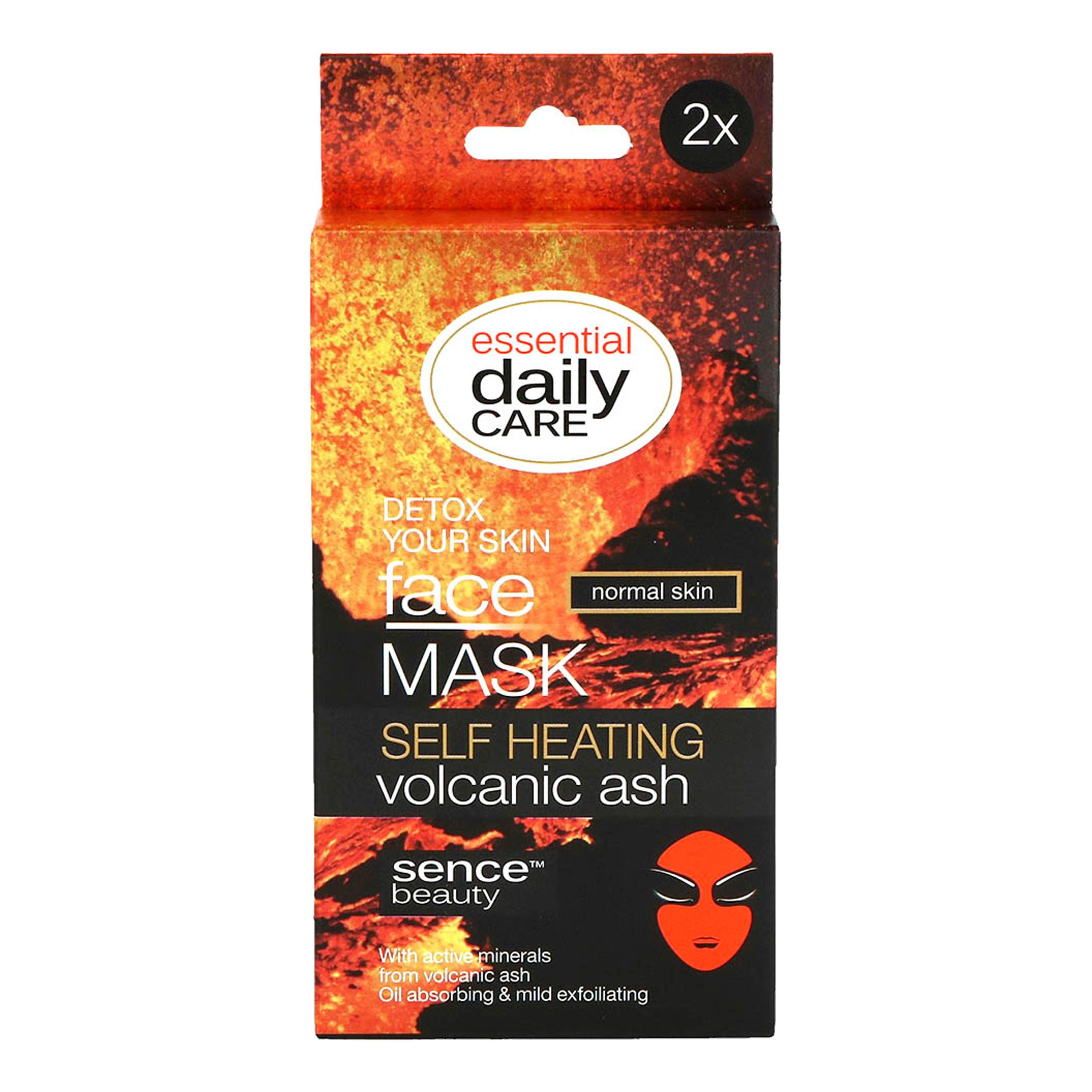 SENCE BEAUTY SELF - HEATING VOLCANIC ASH veido kaukė