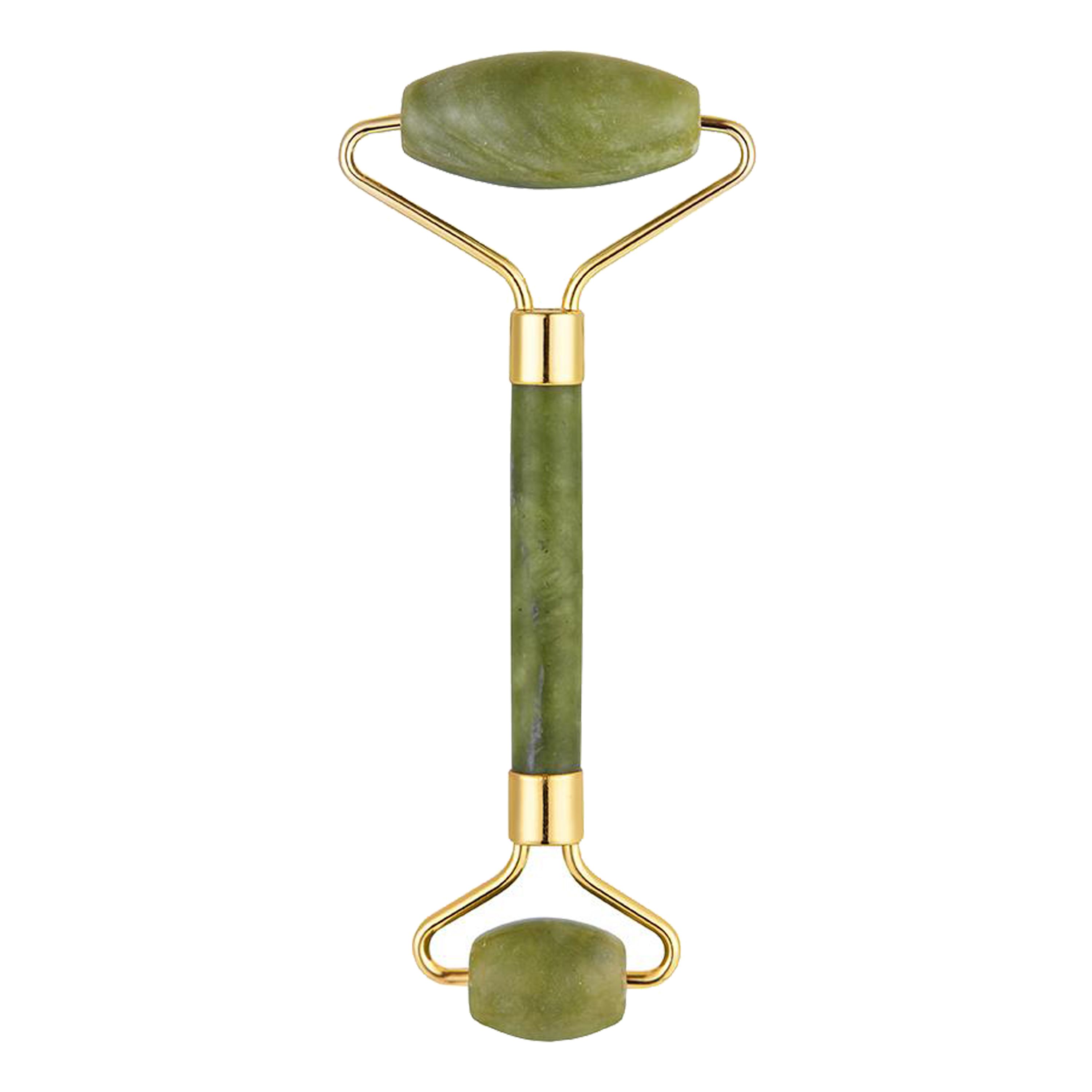 AMALFIS GREEN JADE dvipusis veido masažuoklis