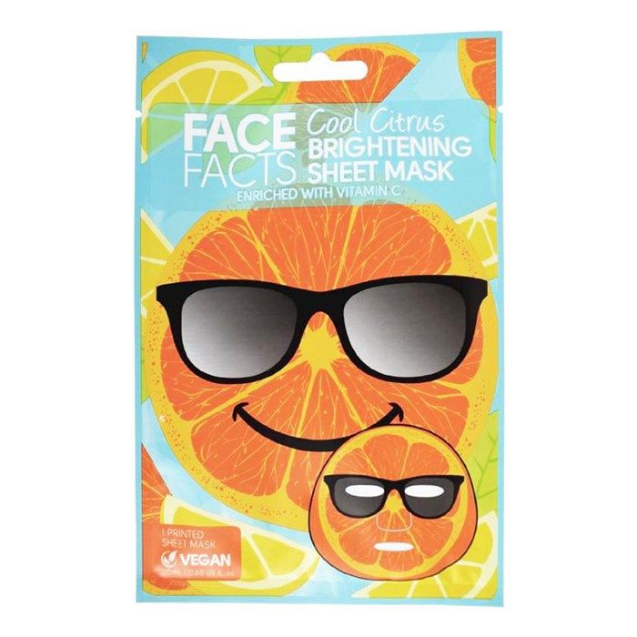 FACE FACTS COOL CITRUS BRIGHTENING veido kaukė