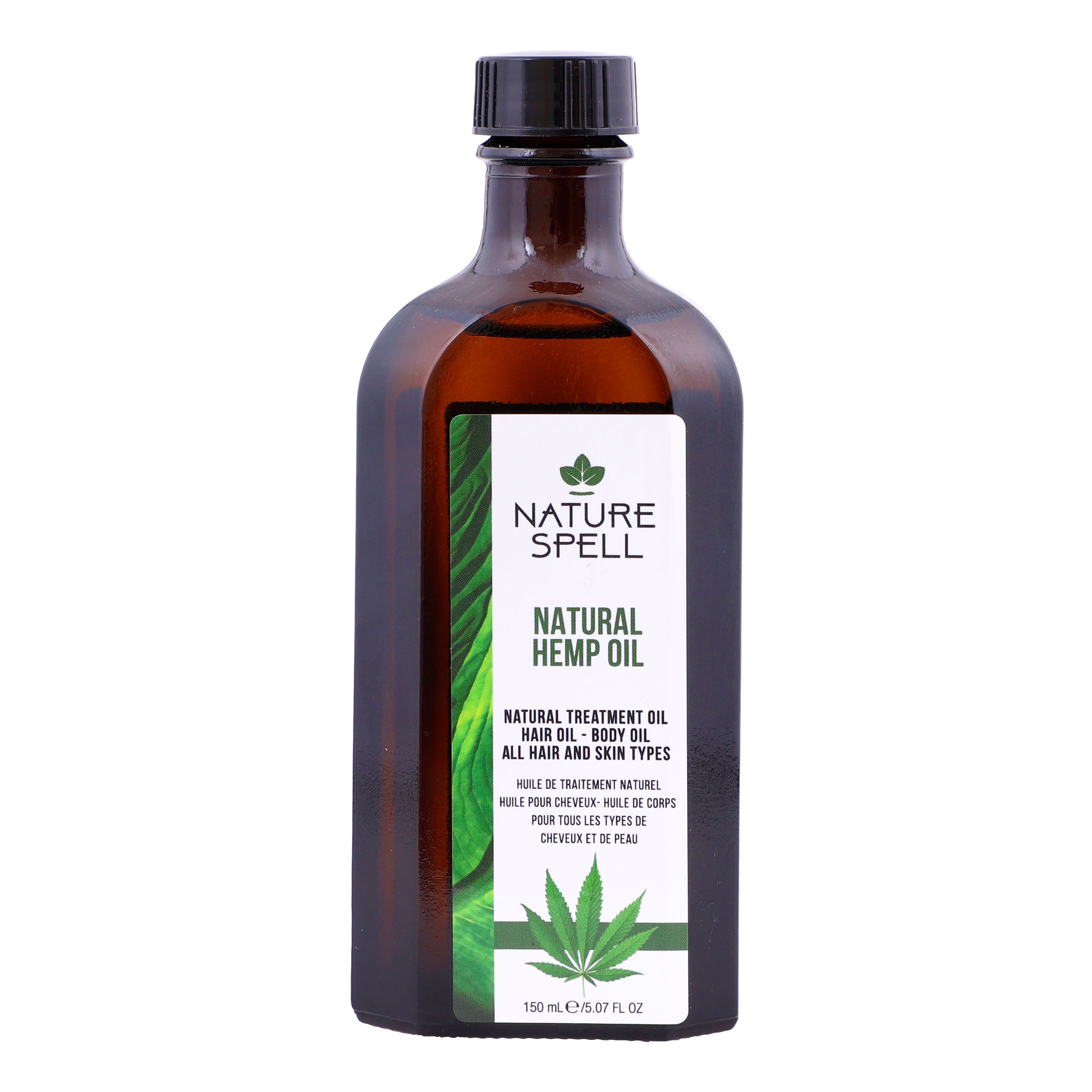 NATURE SPELL NATURAL HEMP OIL plaukų ir kūno aliejus