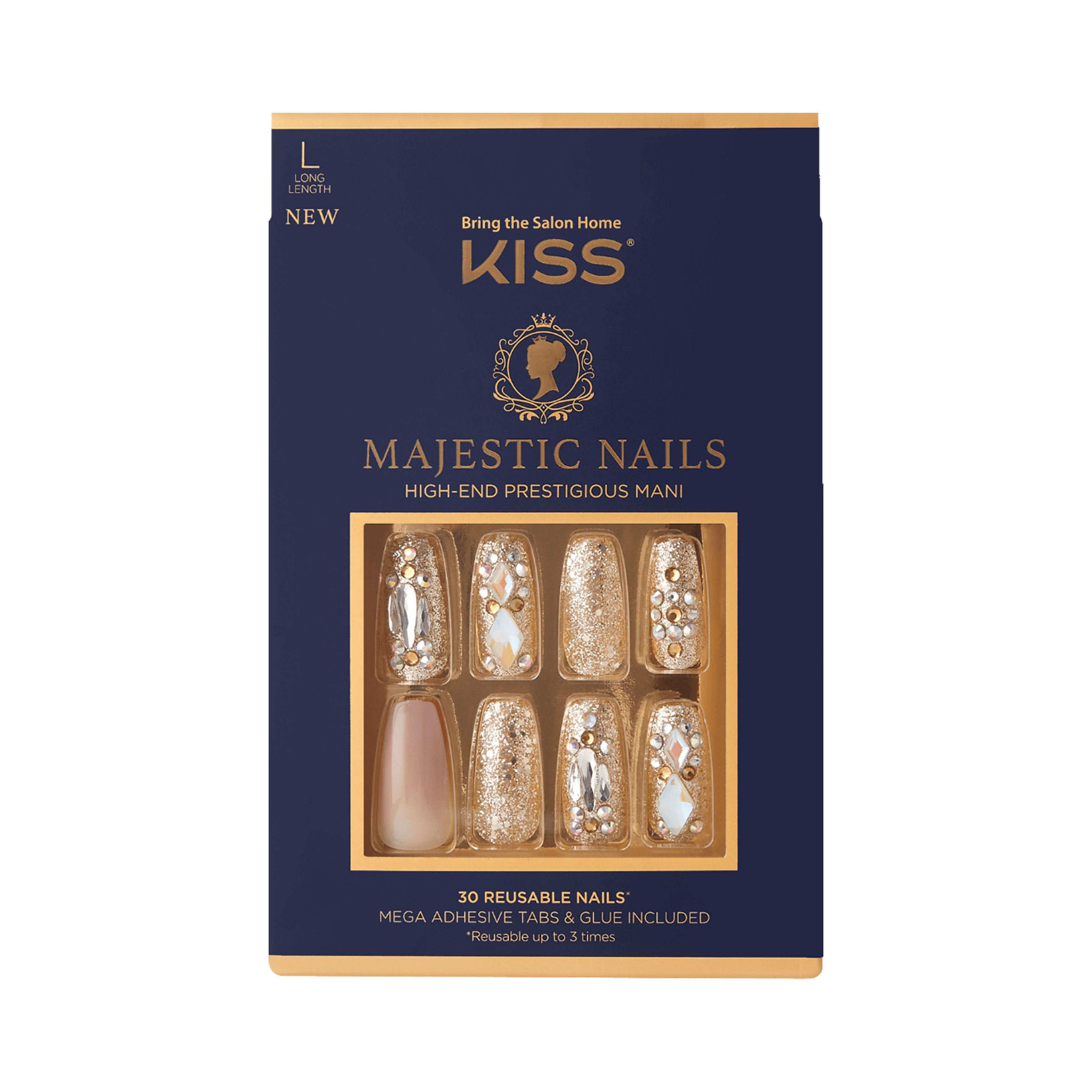 KISS MAJESTIC NAILS priklijuojami nagai