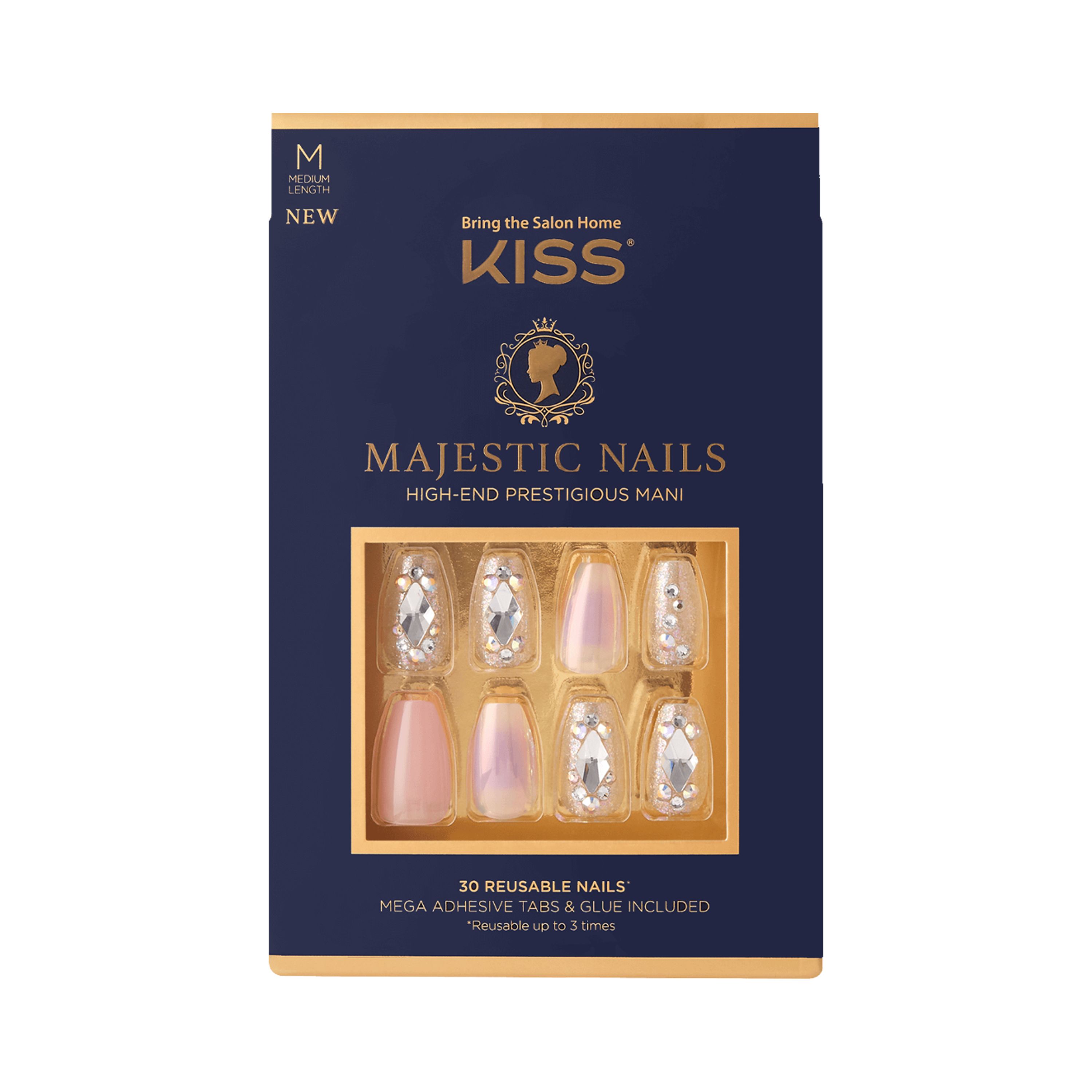 KISS MAJESTIC NAILS priklijuojami nagai