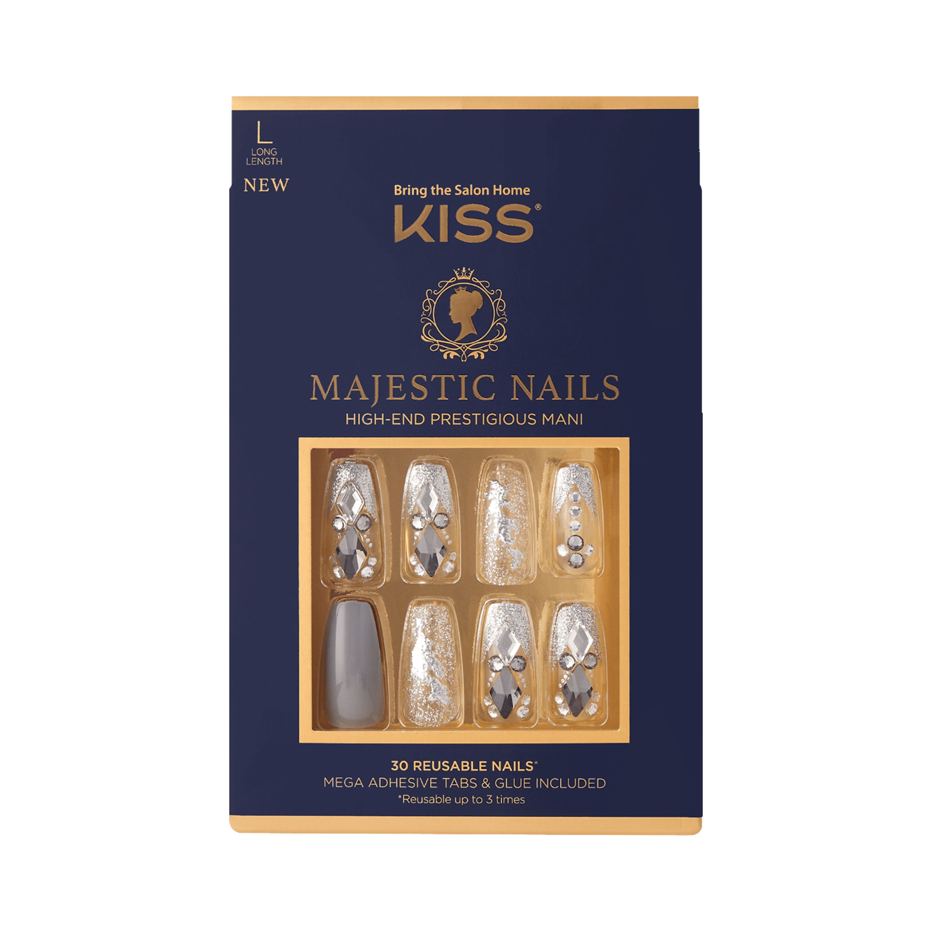 KISS MAJESTIC NAILS priklijuojami nagai