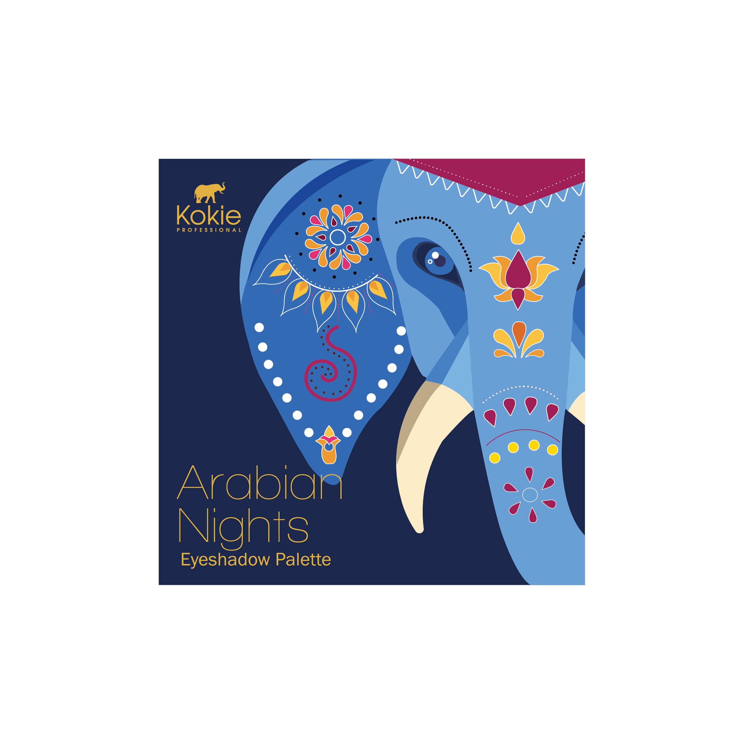 KOKIE ARABIAN NIGHTS akių vokų šešėlių paletė