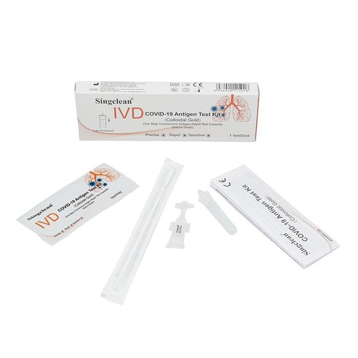 SINGCLEAN COVID-19 greitasis antigeno testo rinkinys tyrimui iš seilių