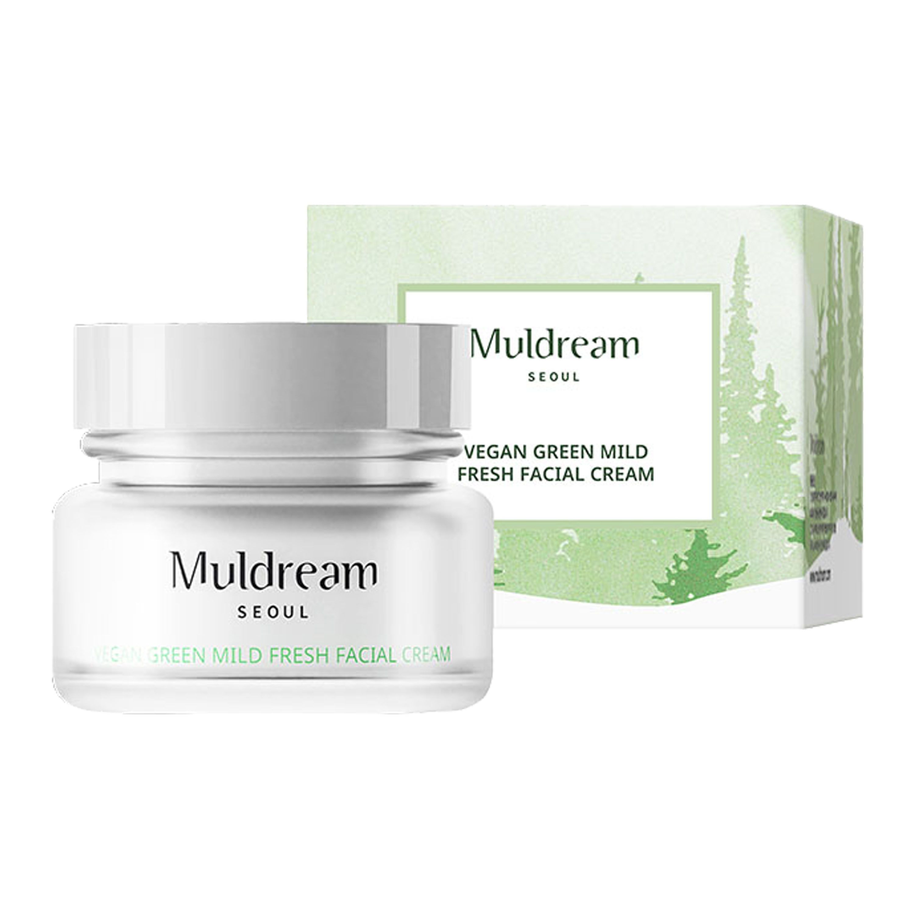 MULDREAM VEGAN GREEN MILD FRESH veido kremas