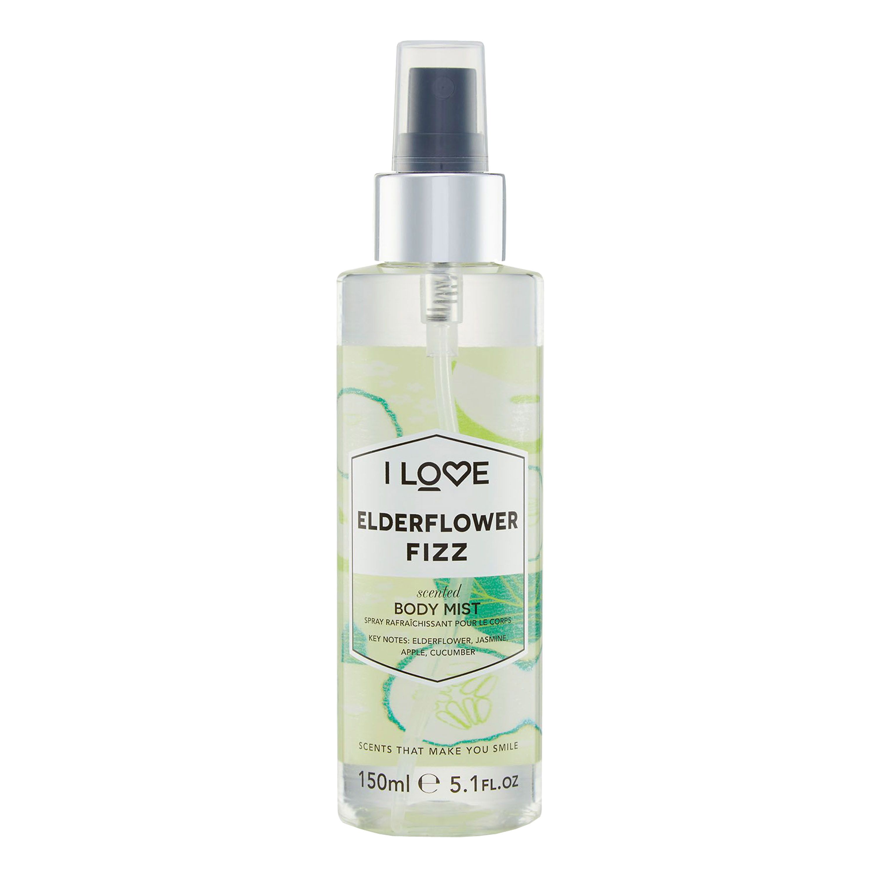 I'LOVE ELDERFLOWER FIZZ kūno migla