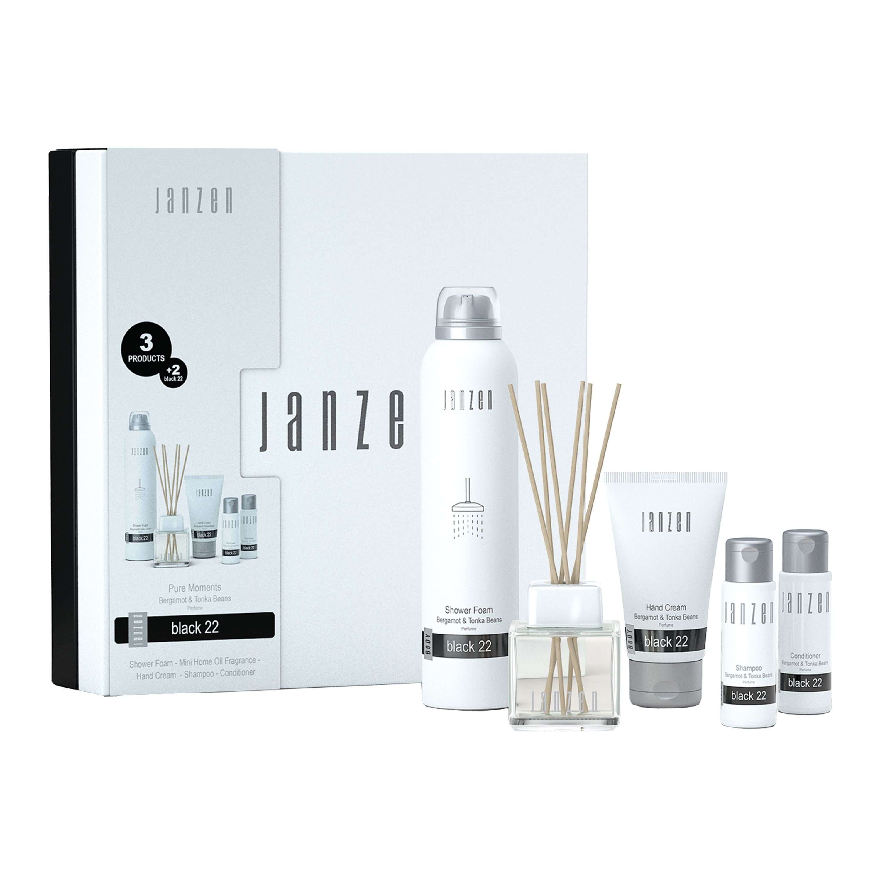 JANZEN BLACK 22 PURE MOMENTS kosmetikos rinkinys