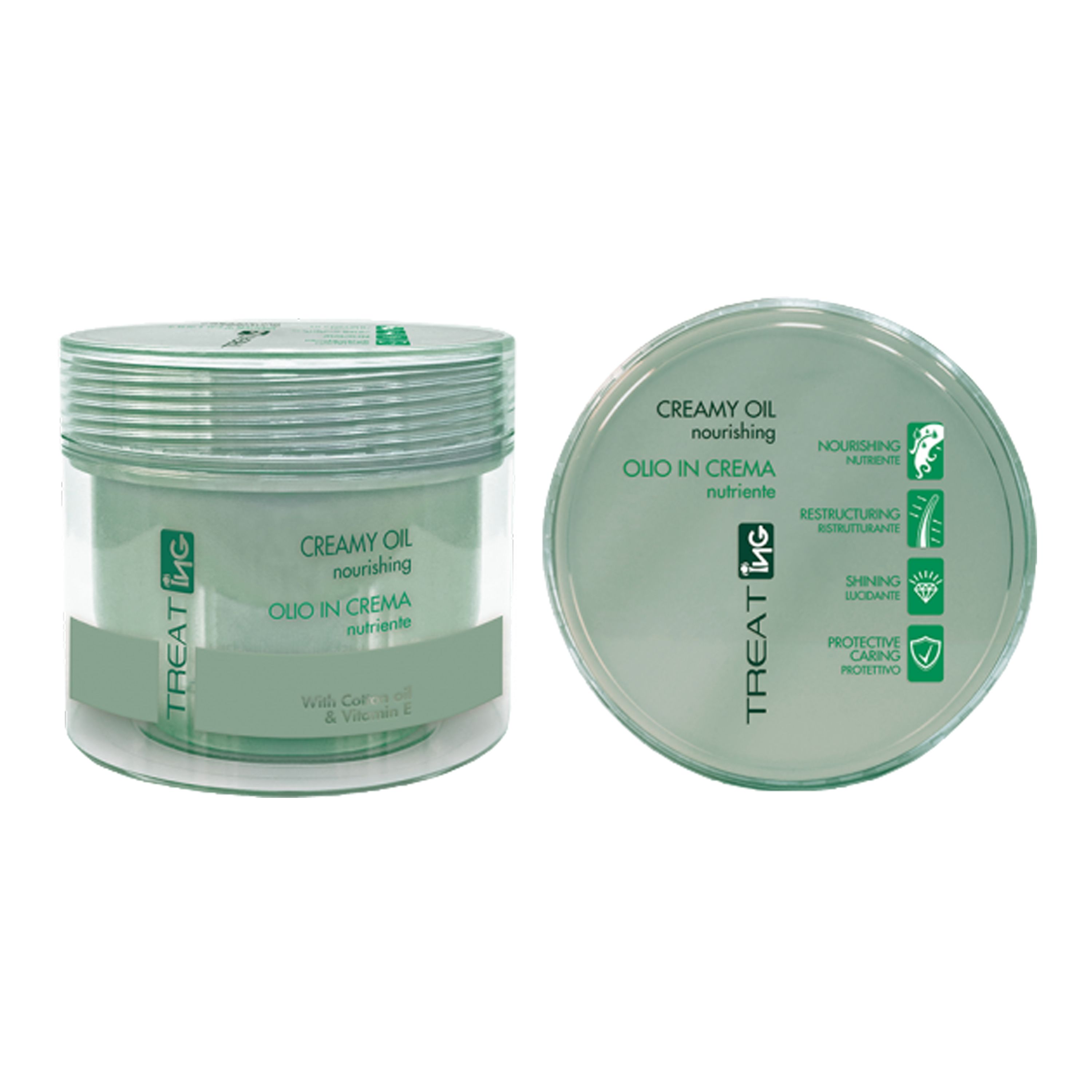 TREAT ING NOURISHING plaukų kremas aliejus
