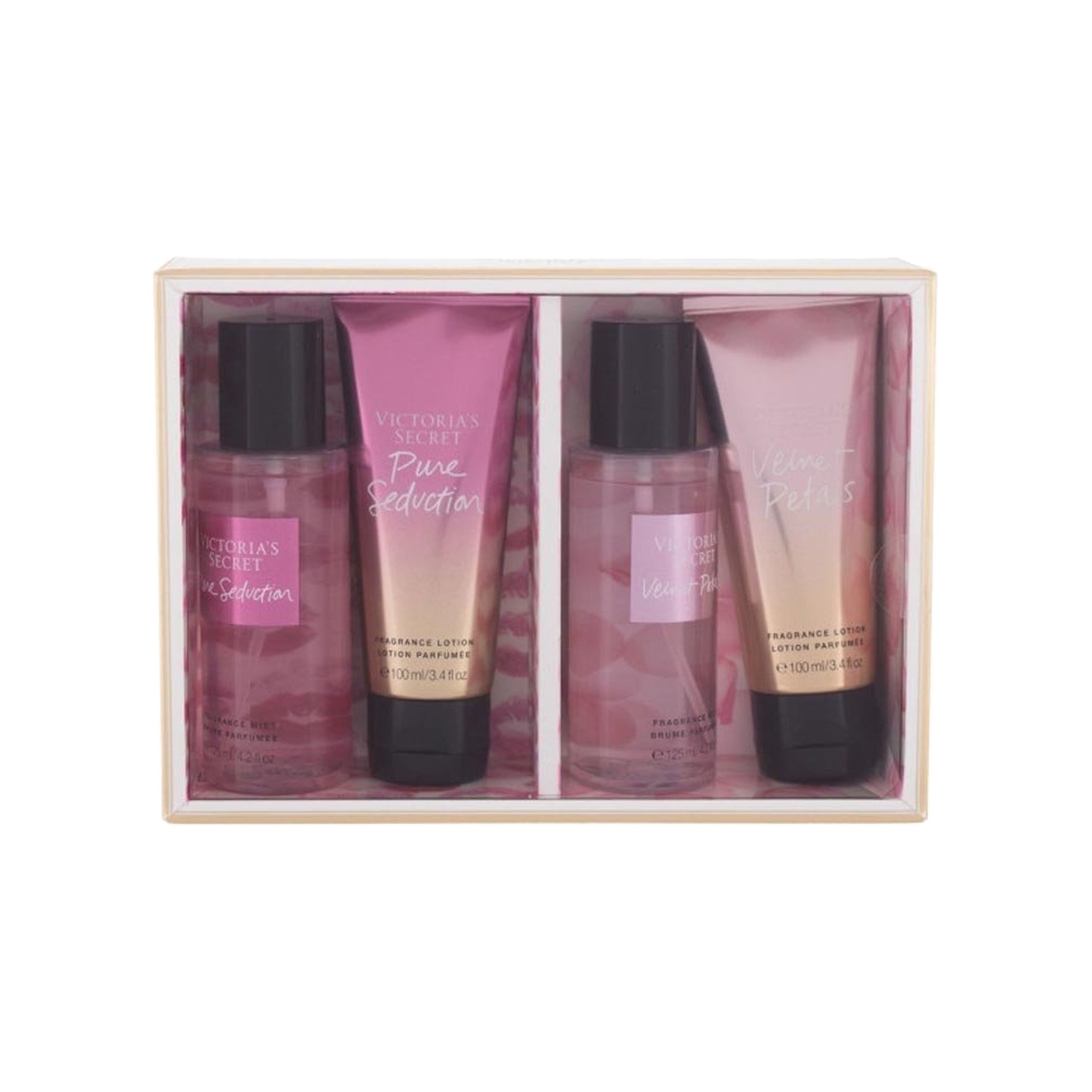 VICTORIA'S SECRET PURE SEDUCTION & VELVET PETALS moterų kosmetikos rinkinys