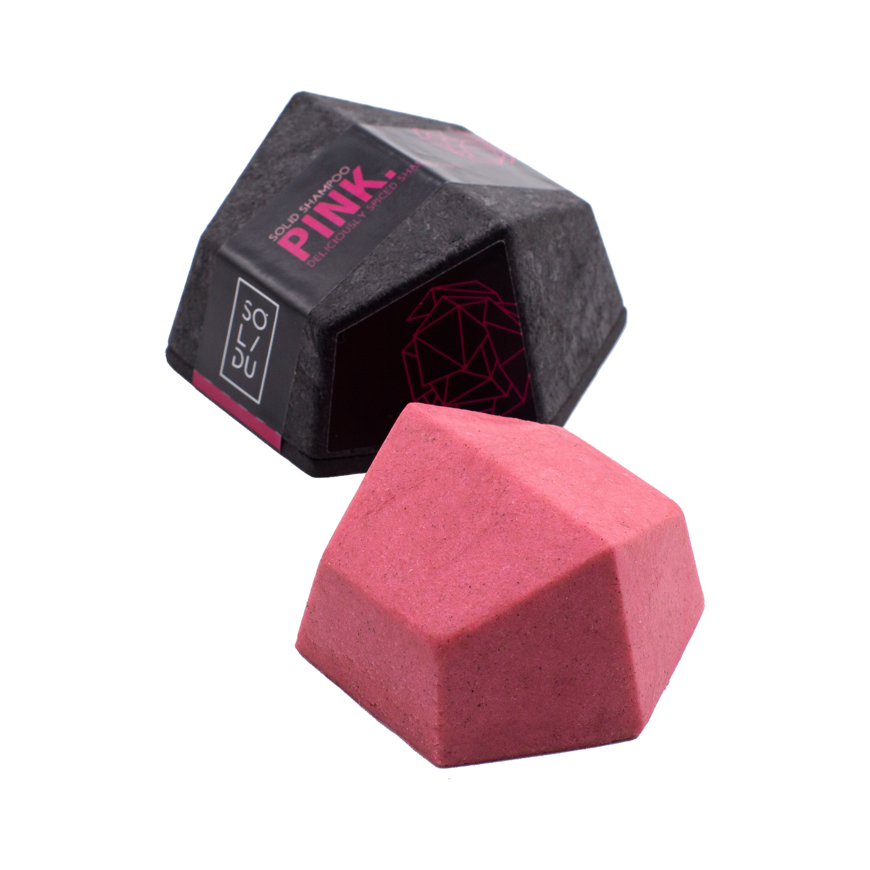 SOLIDU PINK kietasis plaukų šampūnas