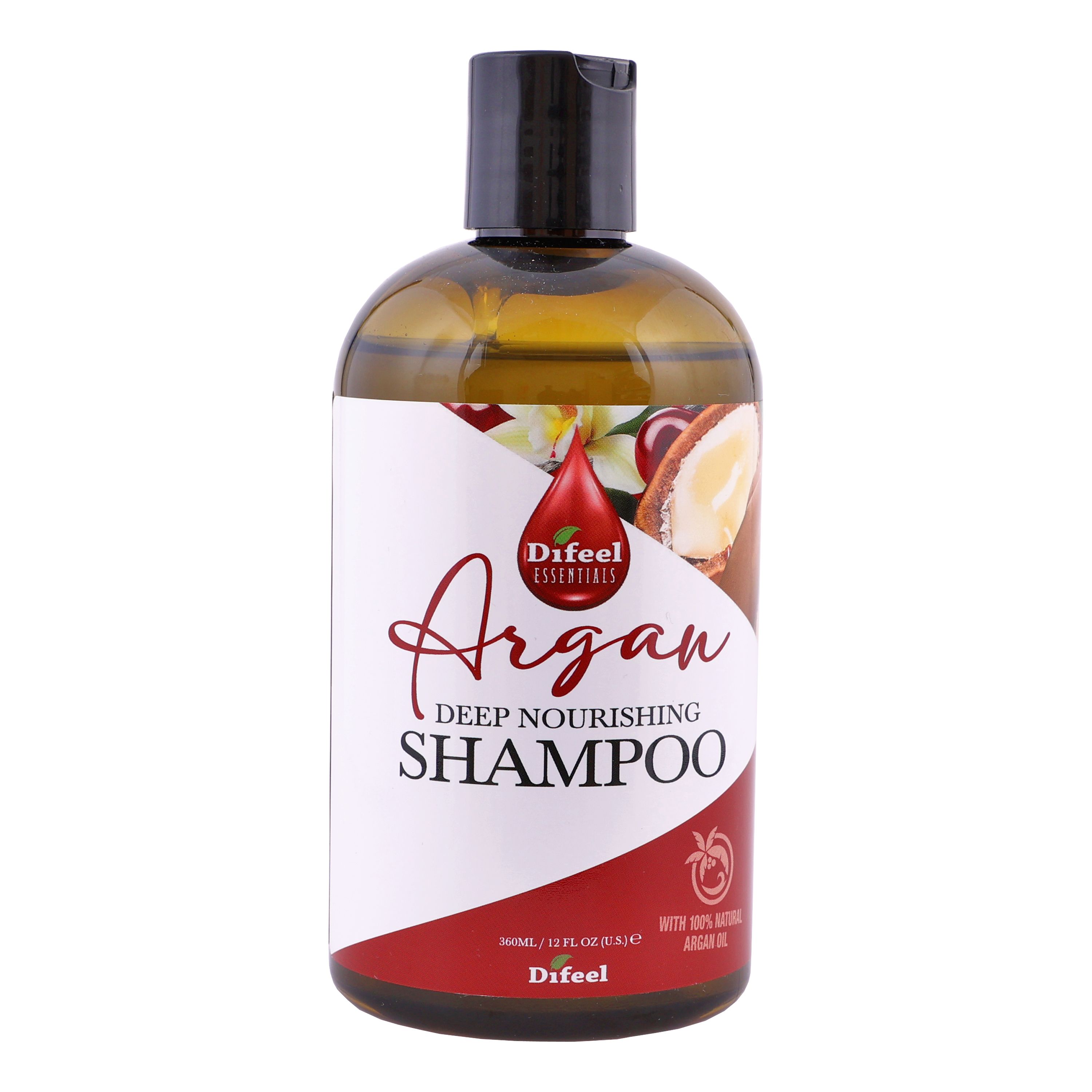 DIFEEL ESSENTIALS ARGAN DEEP NOURISHING plaukų šampūnas