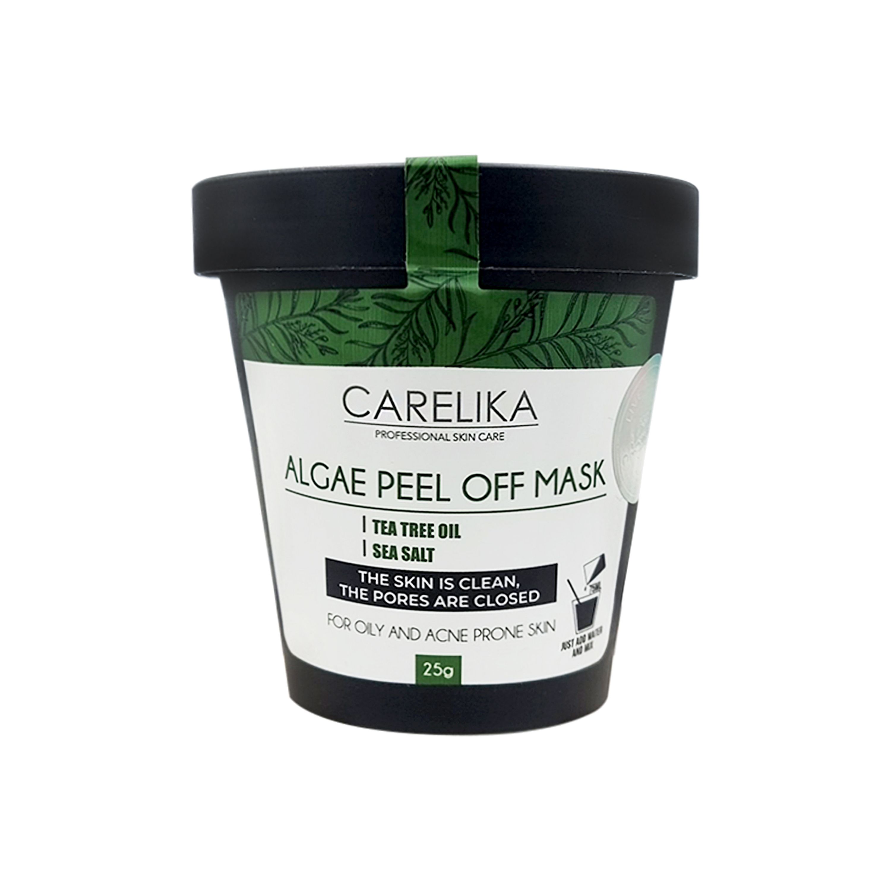 CARELIKA ALGAE PEEL OFF TEA TREE OIL nulupamoji veido kaukė