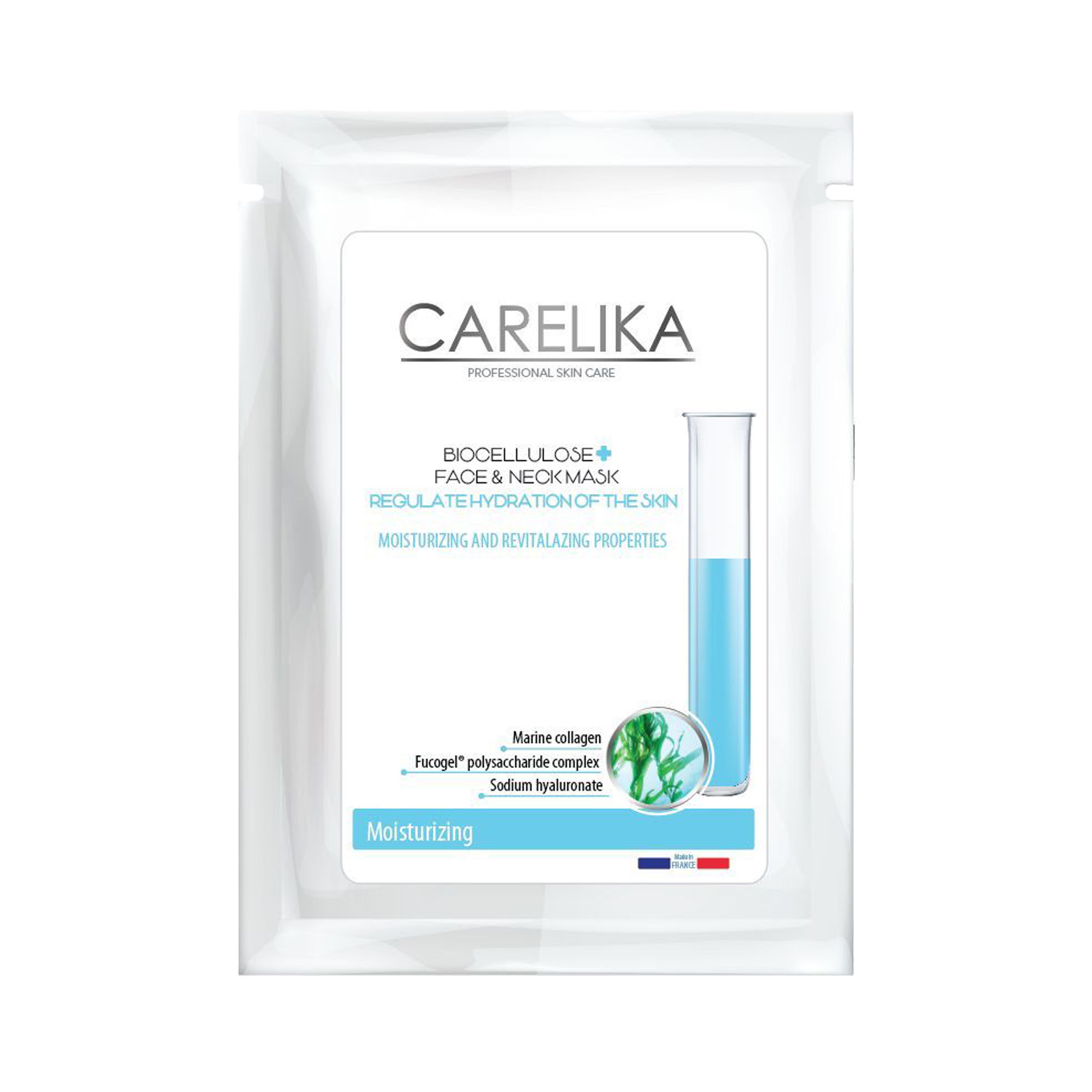 CARELIKA BIOCELLULOSE veido ir kaklo kaukė
