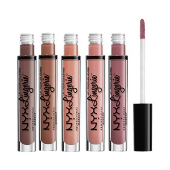 NYX LINGERIE skysti matiniai lūpų dažai 4 ml