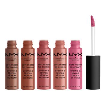 NYX SOFT MATTE matiniai lūpų dažai 8 ml
