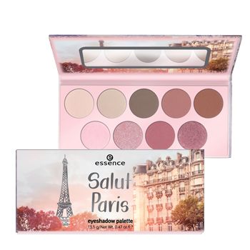 ESSENCE SALUT PARIS akių vokų šešėlių paletė 13,5 g