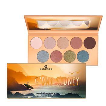 ESSENCE G'DAY SYDNEY akių vokų šešėlių paletė 13,5 g