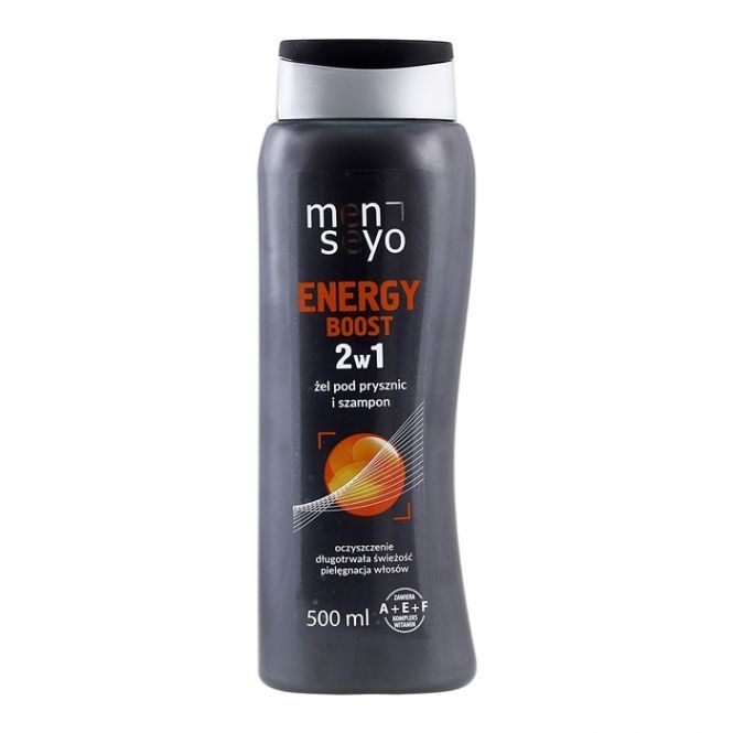SEYO MEN ENERGY BOOST 2 W 1 dušo želė ir plaukų šampūnas 500 ml