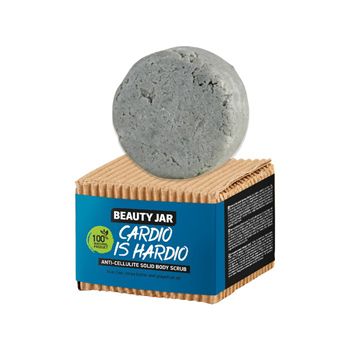 BEAUTY JAR CARDIO IS HARDIO kietasis šveitiklis dailinantis kūno formas, 100 g