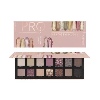CATRICE PRO NEXT - GEN NUDES SLIM akių vokų šešėlių paletė, 10,6 g