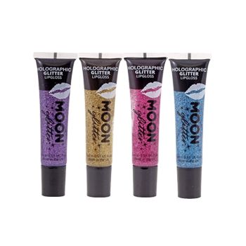MOON HOLOGRAPHIC GLITTER lūpų blizgis, 15 ml