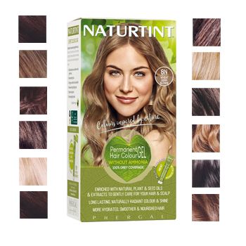 NATURTINT ilgalaikiai gelinės tekstūros plaukų dažai be amoniako, 170 ml