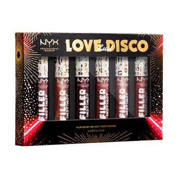 NYX PROFESSIONAL MAKEUP LOVE LUST DISCO lūpų blizgių rinkinys