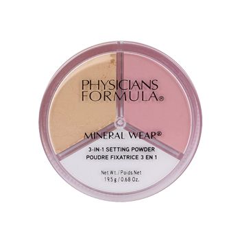 PHYSICIANS FORMULA MINERAL WEAR 3-IN-1 SETTING mineralinė pudra, 19,5 g
