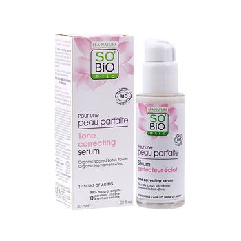 SO'BIO ETIC TONE CORRECTING veido serumas, 30 ml