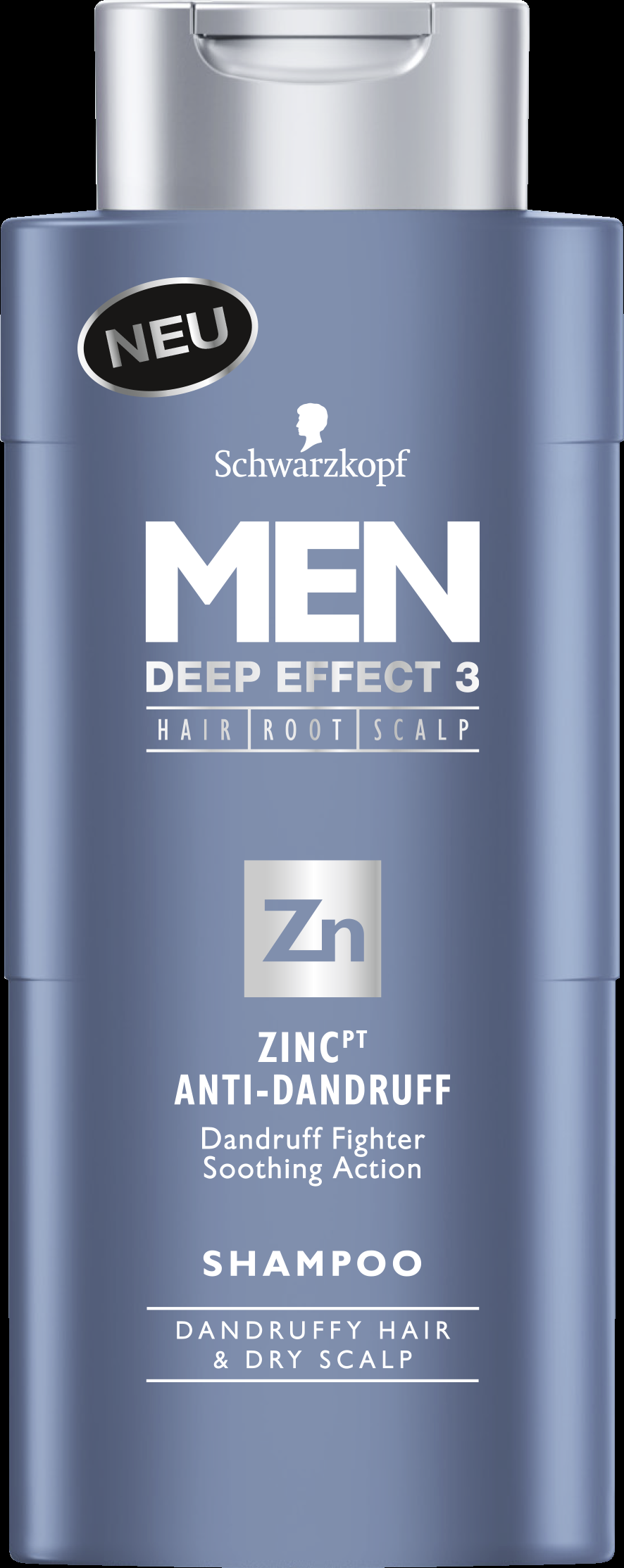 Anti dandruff plaukų šampūnas vyrams