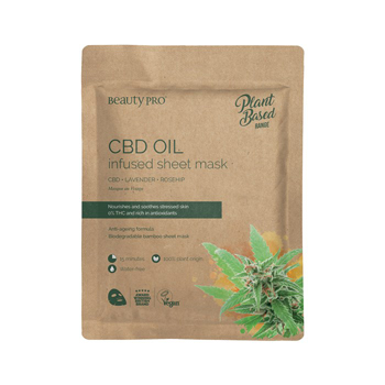 BEAUTY PRO CBD OIL INFUSED veido kaukė, 22 ml
