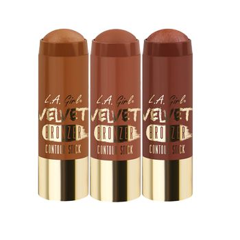 L.A. GIRL VELVET BRONZER CONTOUR veido bruožų modeliavimo pieštukas, 5,8 g