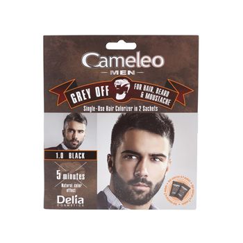 CAMELEO MEN dažai plaukams, barzdai, ūsams ir žandenoms dažyti (2 x 15 ml)
