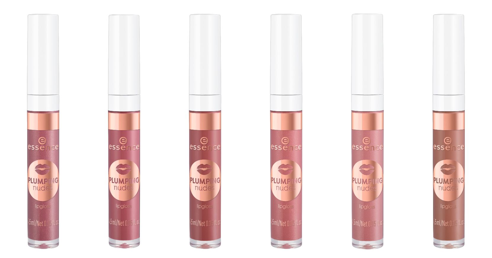 ESSENCE PLUMPING NUDES lūpų blizgesys 4,5 ml