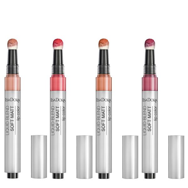 ISADORA LIQUID BLEND SOFT MATT skystieji matiniai lūpų dažai