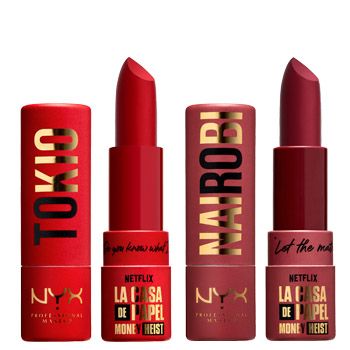 NYX PROFESSIONAL MAKEUP LA CASA DE PAPEL lūpų dažai