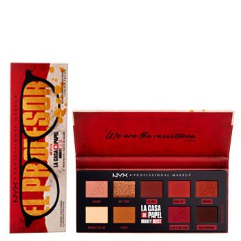 NYX PROFESSIONAL MAKEUP EL PROFESOR LA CASA DE PAPEL akių vokų šešėlių paletė